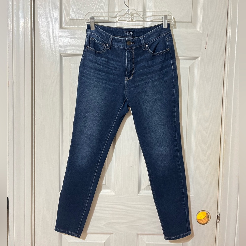 Time and Tru Women's Dark Blue Skinny Jeans